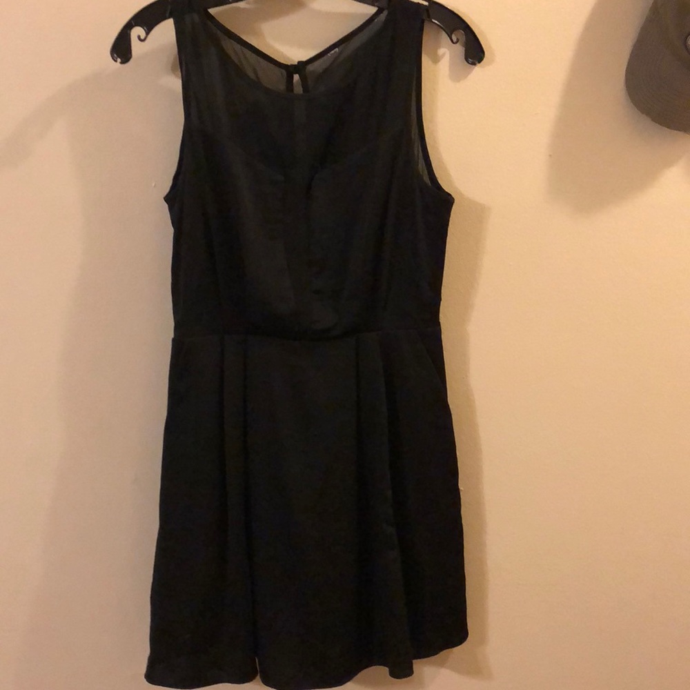 Black cocktail dress